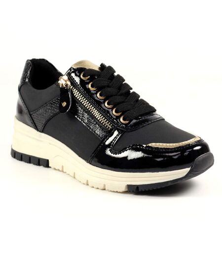 Baskets sammy femme noir Lunar