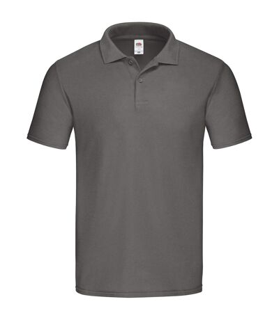 Fruit of the Loom Mens Original Polo Shirt (Light Graphite)