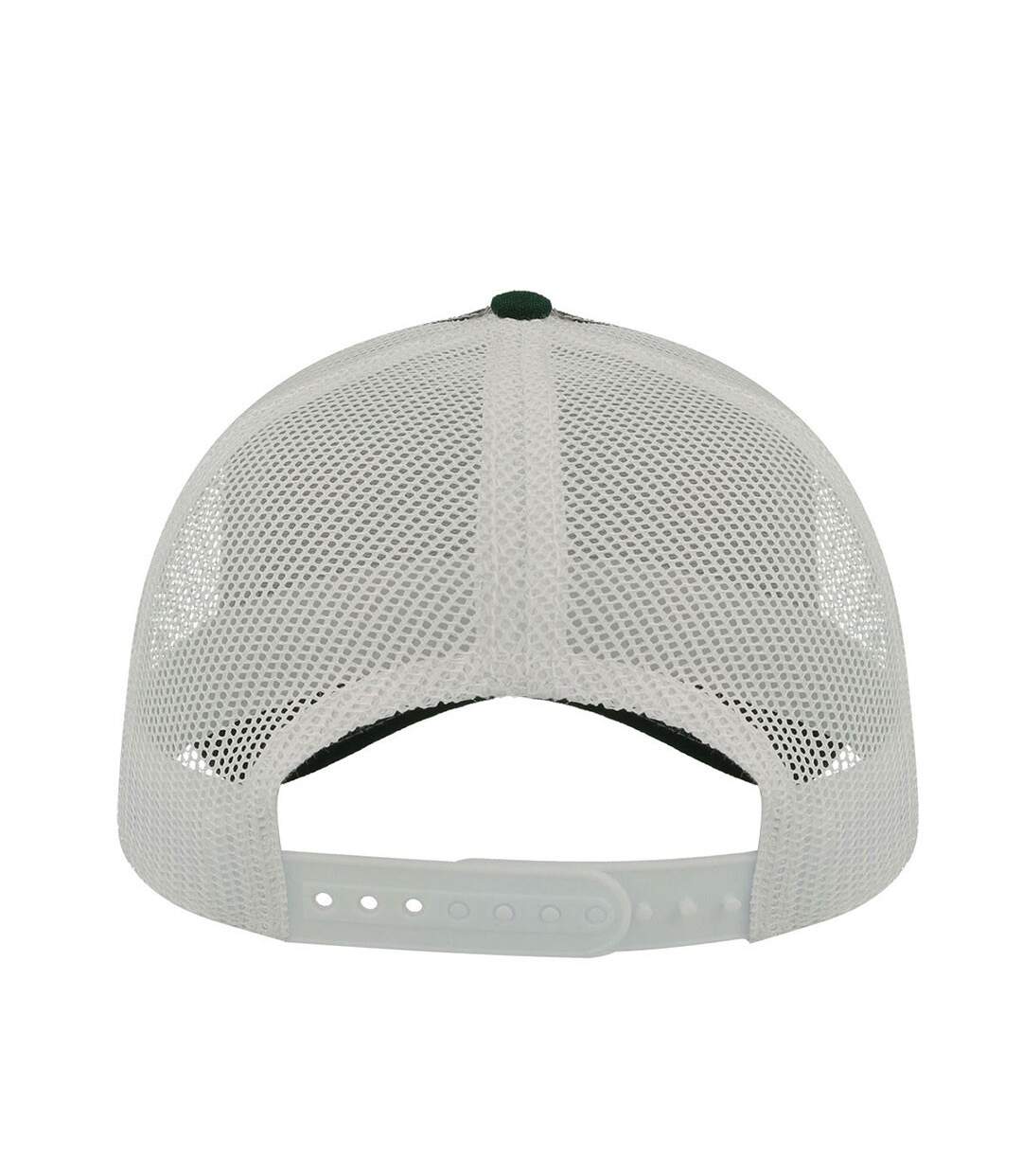 Casquette trucker rapper vert bouteille / blanc Atlantis-2