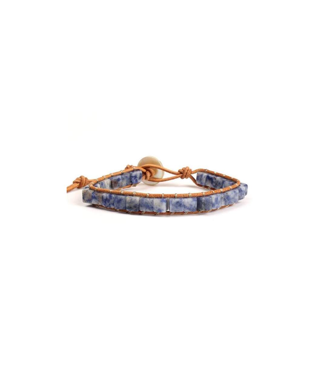 Bracelet wrap en sodalite-1