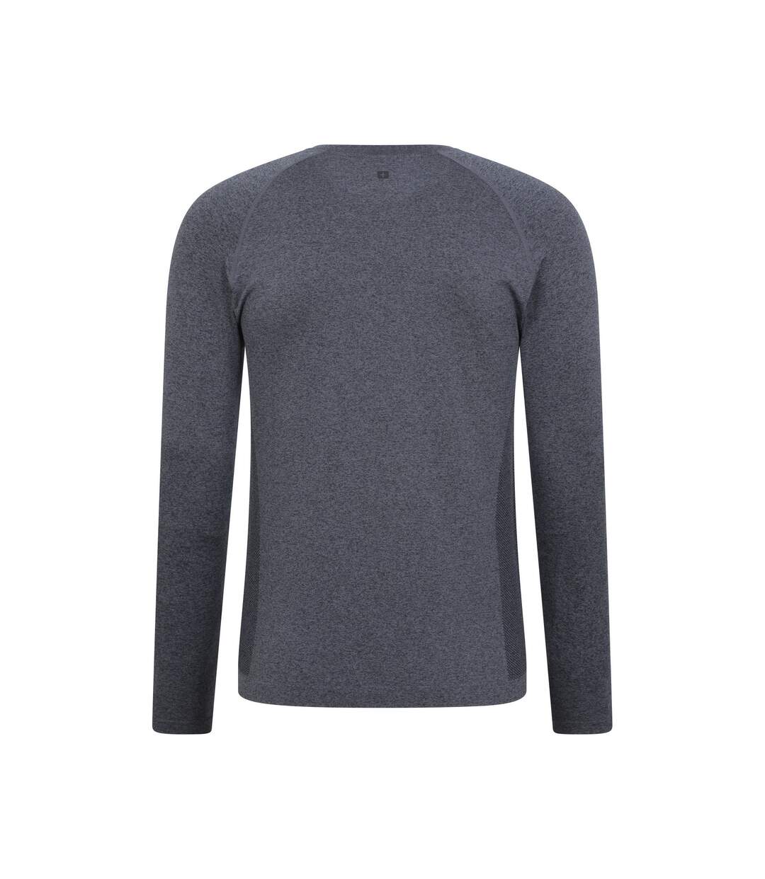 Haut Thermique Manches Longues Motif/style Détail Contrasté Ventina Homme Anthracite Mountain Warehouse-2