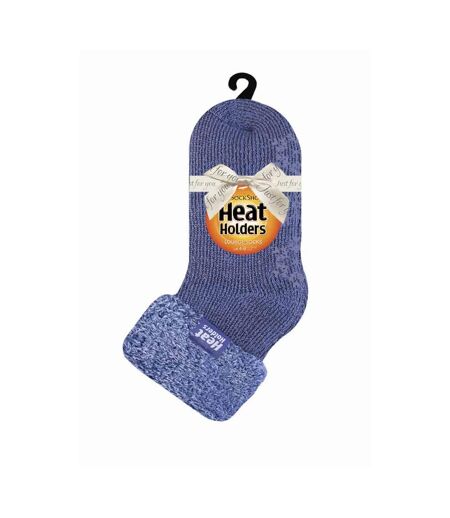 Ladies Non Slip Thermal Ankle Bed Socks with Grips
