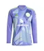Mens 24/25 Manchester United Fc Long-sleeved Goalkeeper Jersey Purple Adidas-2
