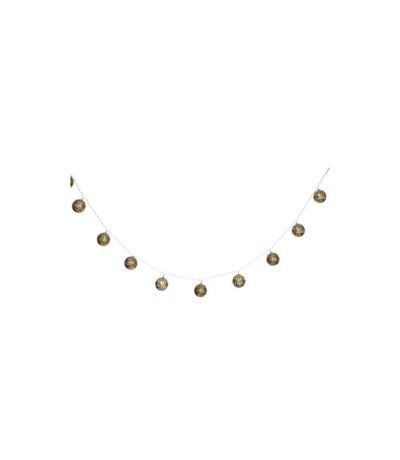Guirlande Lumineuse Led 10 Boules 165cm Or