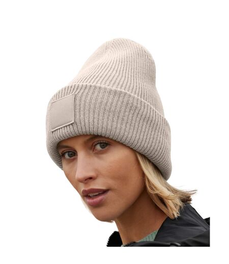 Bonnet Motif/style Écusson Tonal Adulte Blanc Cassé Beechfield