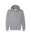 Sweatshirt à capuche unisexe gris graphite chiné Gildan