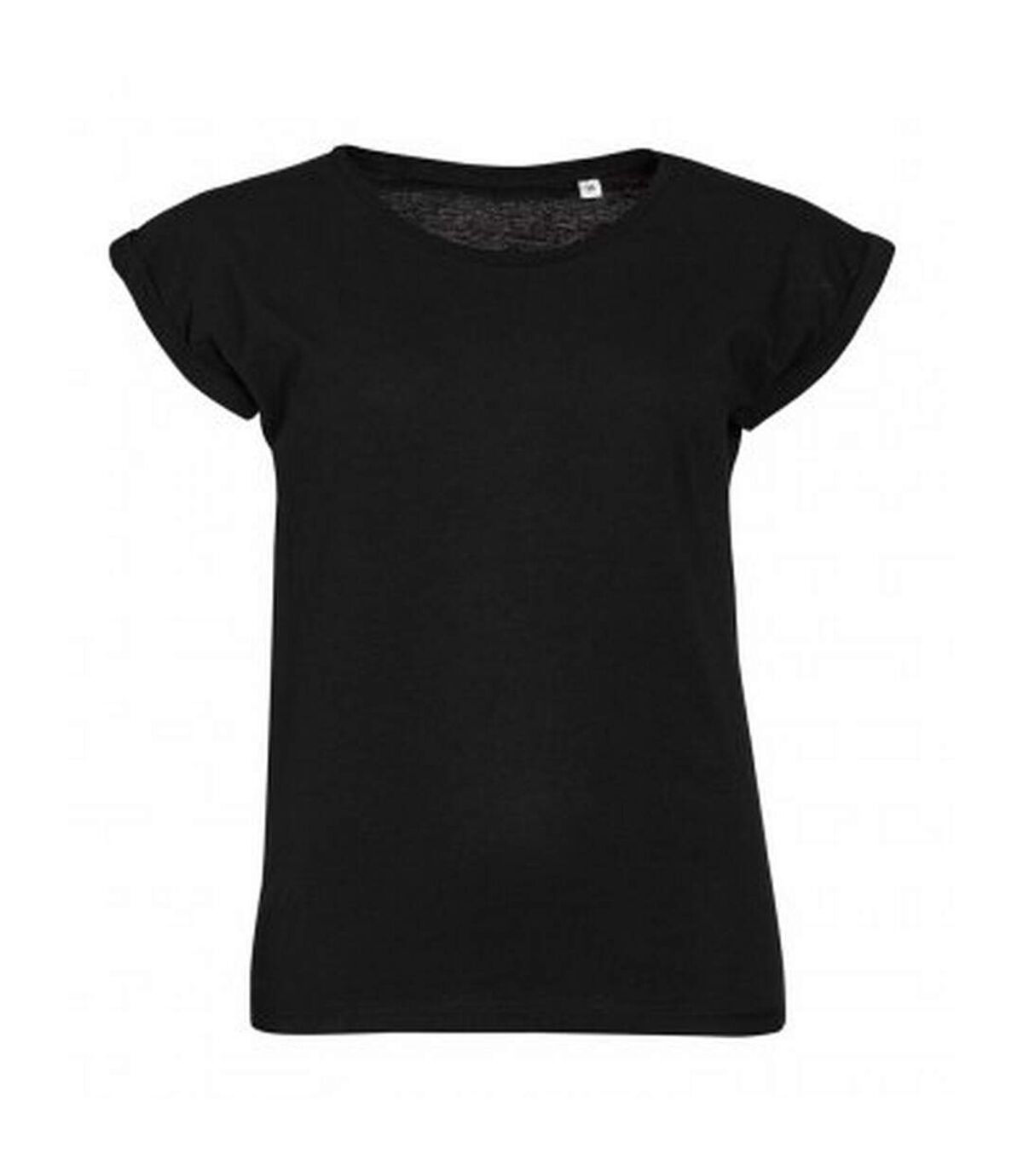 SOLS Womens/Ladies Melba Plain Short Sleeve T-Shirt (Deep Black)