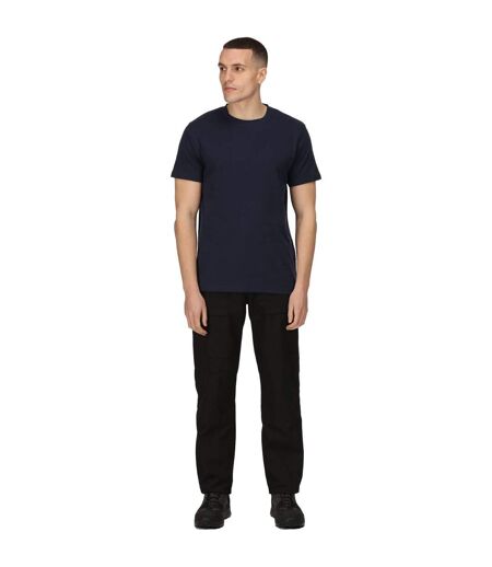 Mens Cotton Soft Touch T-shirt Navy Regatta Professional