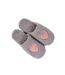 Mules Motif/style Cœur Femme Gris Rose Keanu-3
