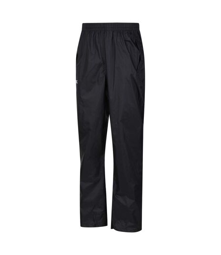 Regatta Great Outdoors Mens Classic Pack It Waterproof Overtrousers (Black) (XXXL) - UTRG902