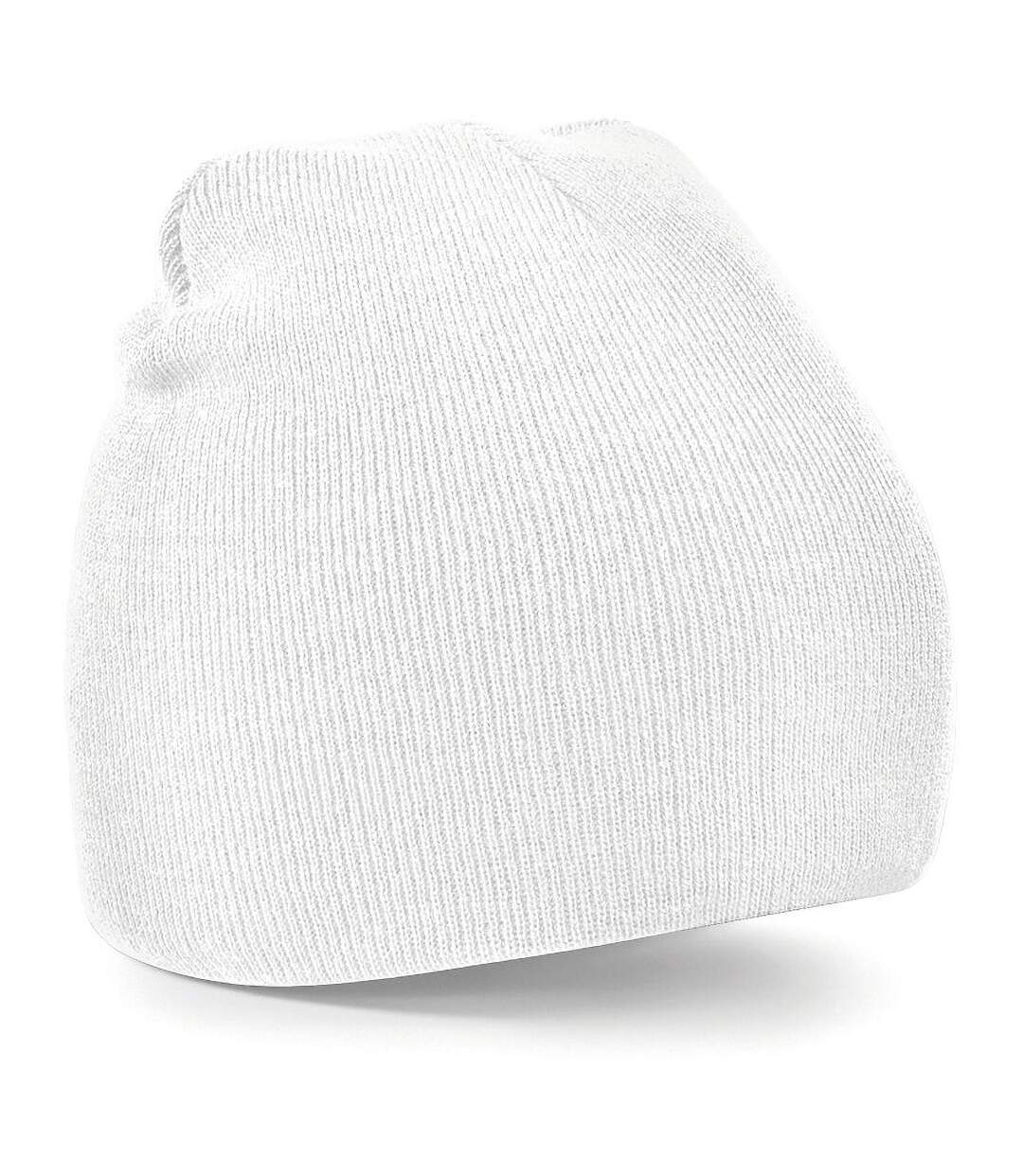 Bonnet unisexe blanc Beechfield-2