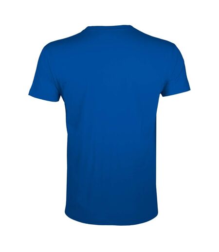 SOLS Mens Regent Slim Fit Short Sleeve T-Shirt (Royal Blue)