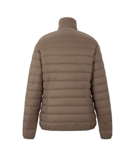 Womens/ladies Marizion Quilted Jacket Mocha Light Vanilla Regatta