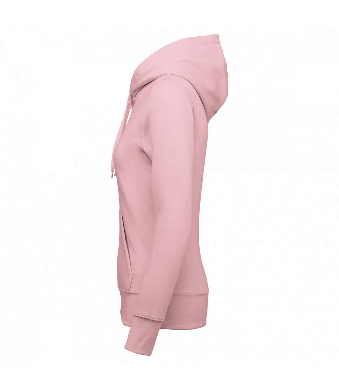 Sweat à capuche femme rose pâle Kariban