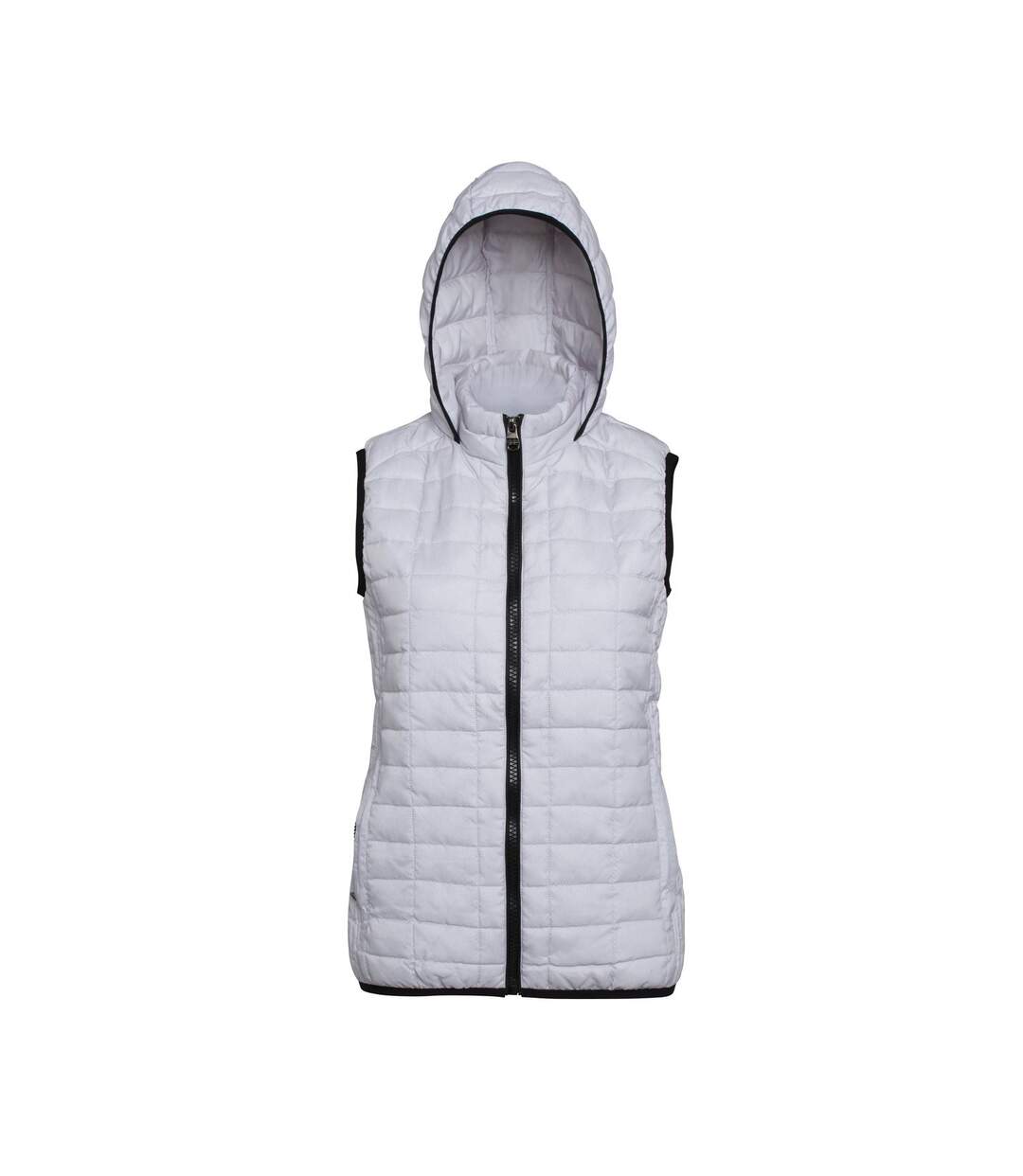 Doudoune gilet sans manches pour femme - TS24F - blanc