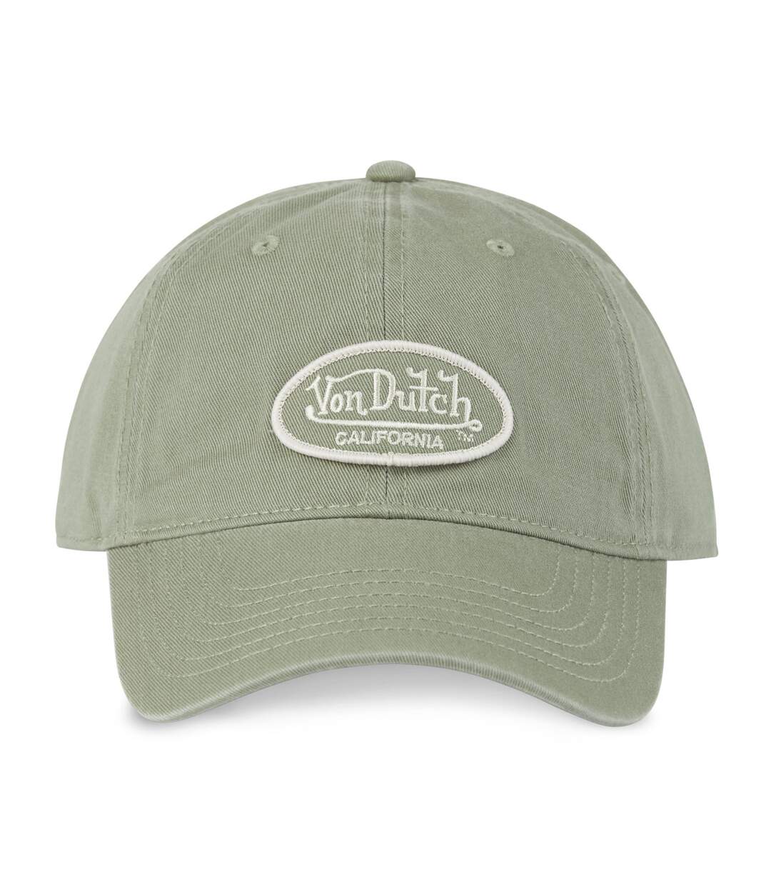 Casquette dad cap en sergé de coton avec patch brodé Log Vondutch-2