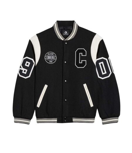 Veste bomber noir homme converse luxe varsity