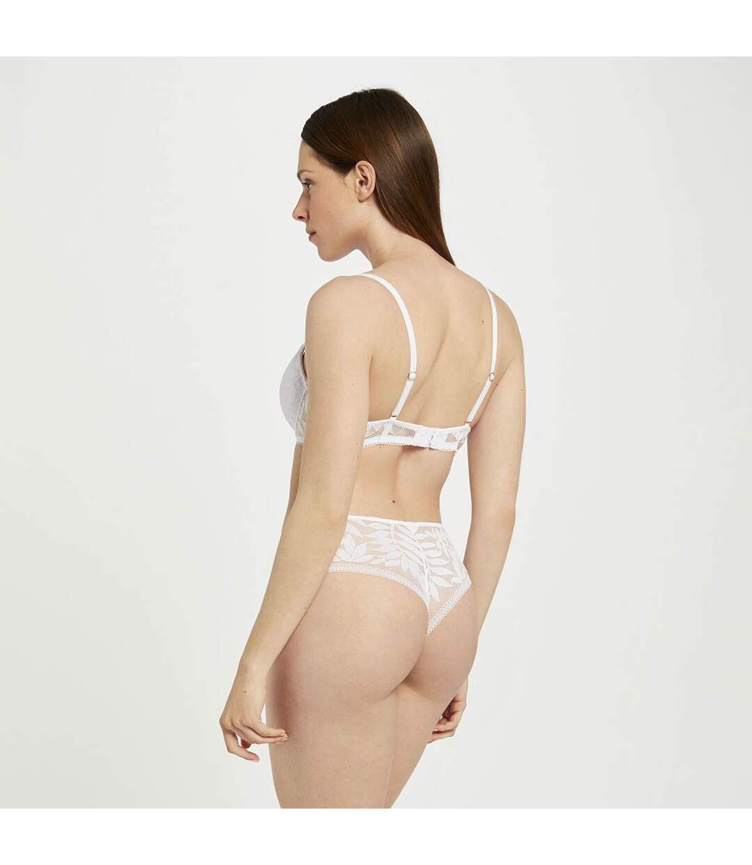 Soutien-gorge ampliforme coque moulée blanc Lina