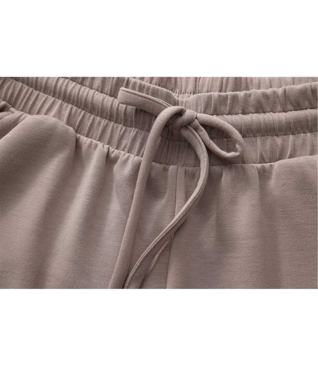 Womens/ladies Air Layer Casual Jogging Bottoms Stone Firetrap-4