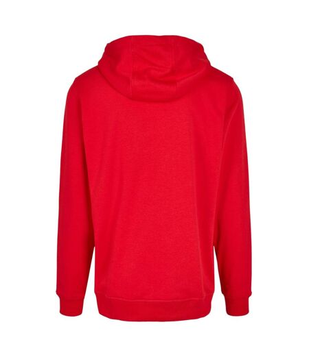 Sweat À Capuche Homme Rouge Vif Build Your Brand