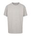 Unisex adults heavy oversized tee grey Build Your Brand