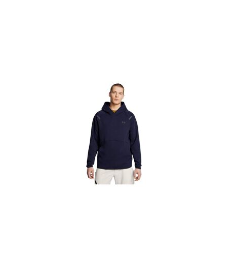 Mens Essential Fleece Raglan Hoodie Navy Blue Under Armour