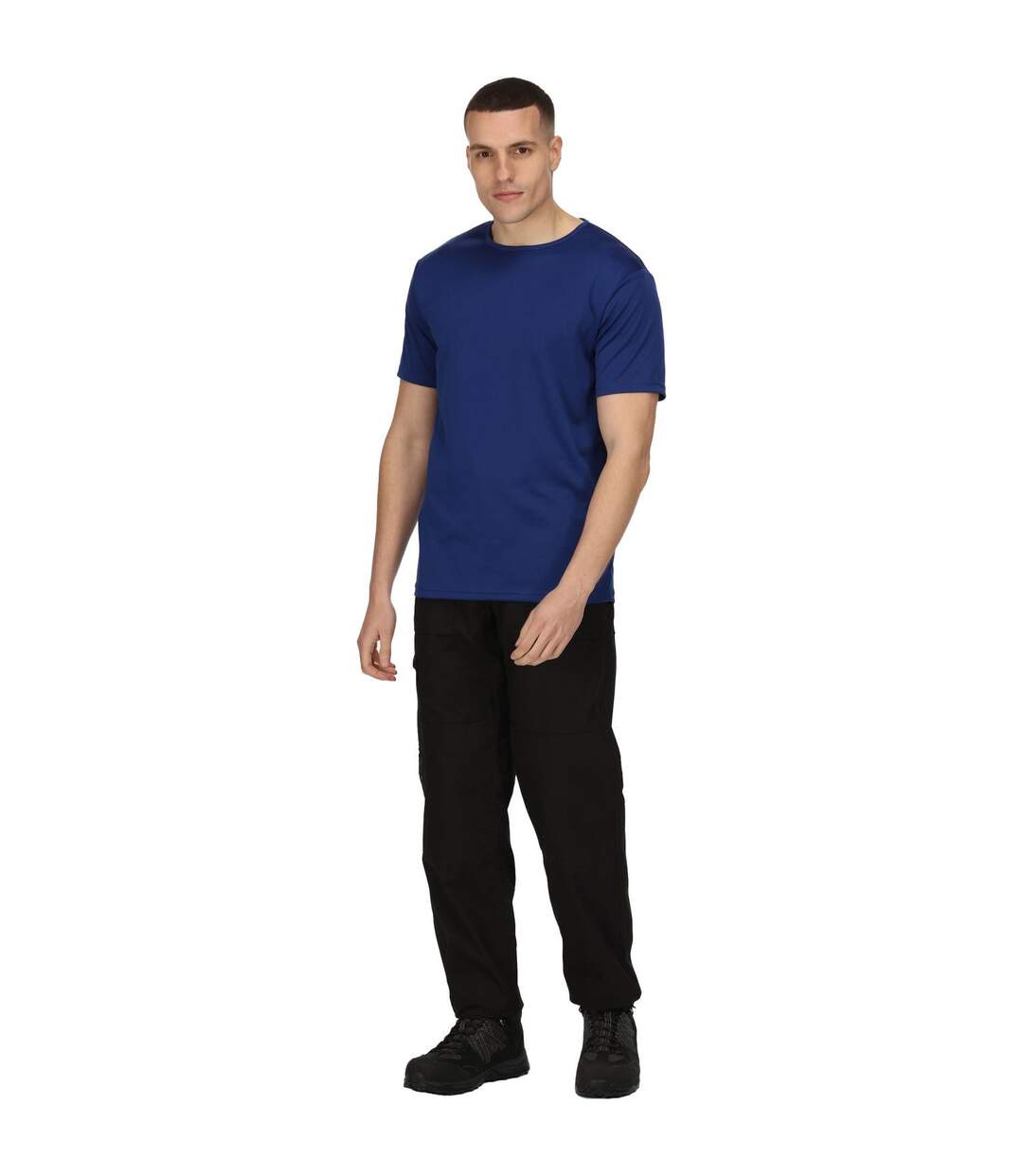 Mens Reflective Moisture Wicking T-shirt New Royal Regatta Professional-2