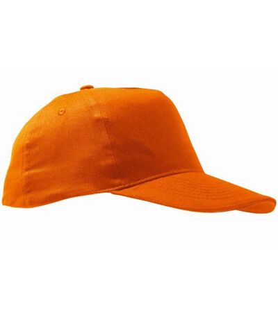 SOLS Unisex Sunny 5 Panel Baseball Cap (Orange) - UTPC371