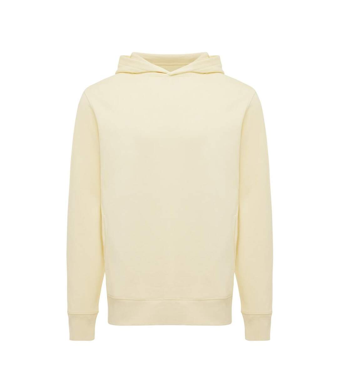Unisex Adult Yengo Recycled Cotton Side Pocket Hoodie Light Heather Anthracite Iqoniq-3