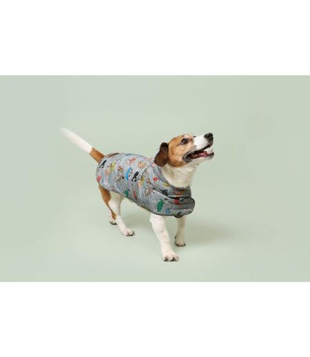 Cath Kidston Dog Rain Mac with Fleece Inner and Leather Label (Multicolored) (XS) - UTVP9983