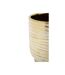Lot de 2 Vases en Céramique Melody 24cm Or & Blanc-4
