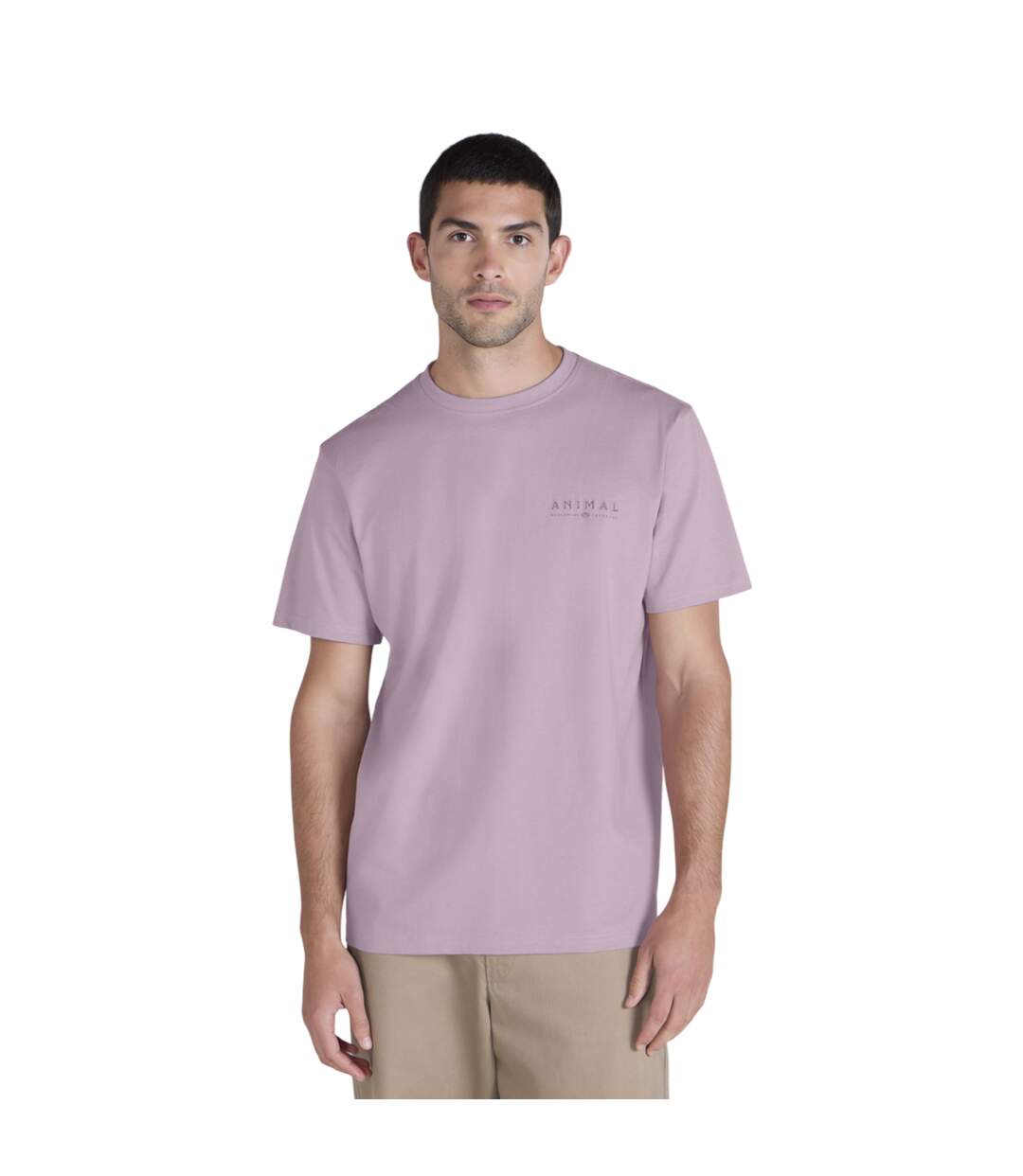 T-shirt Chase Homme Rose Foncé Animal-2