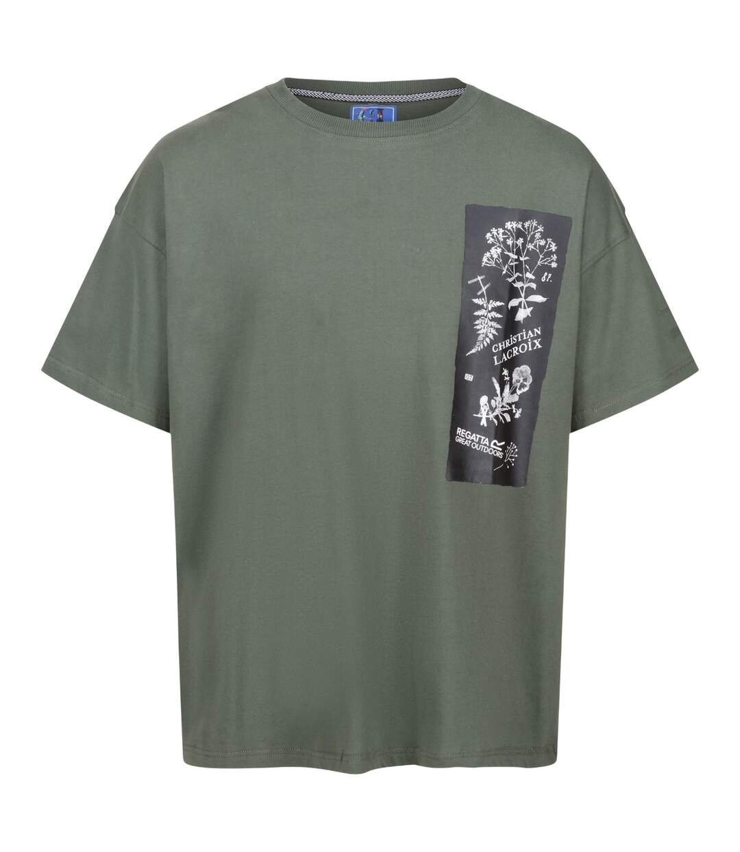 T-shirt Christian Lacroix Aramon Homme Kaki Foncé Regatta-2