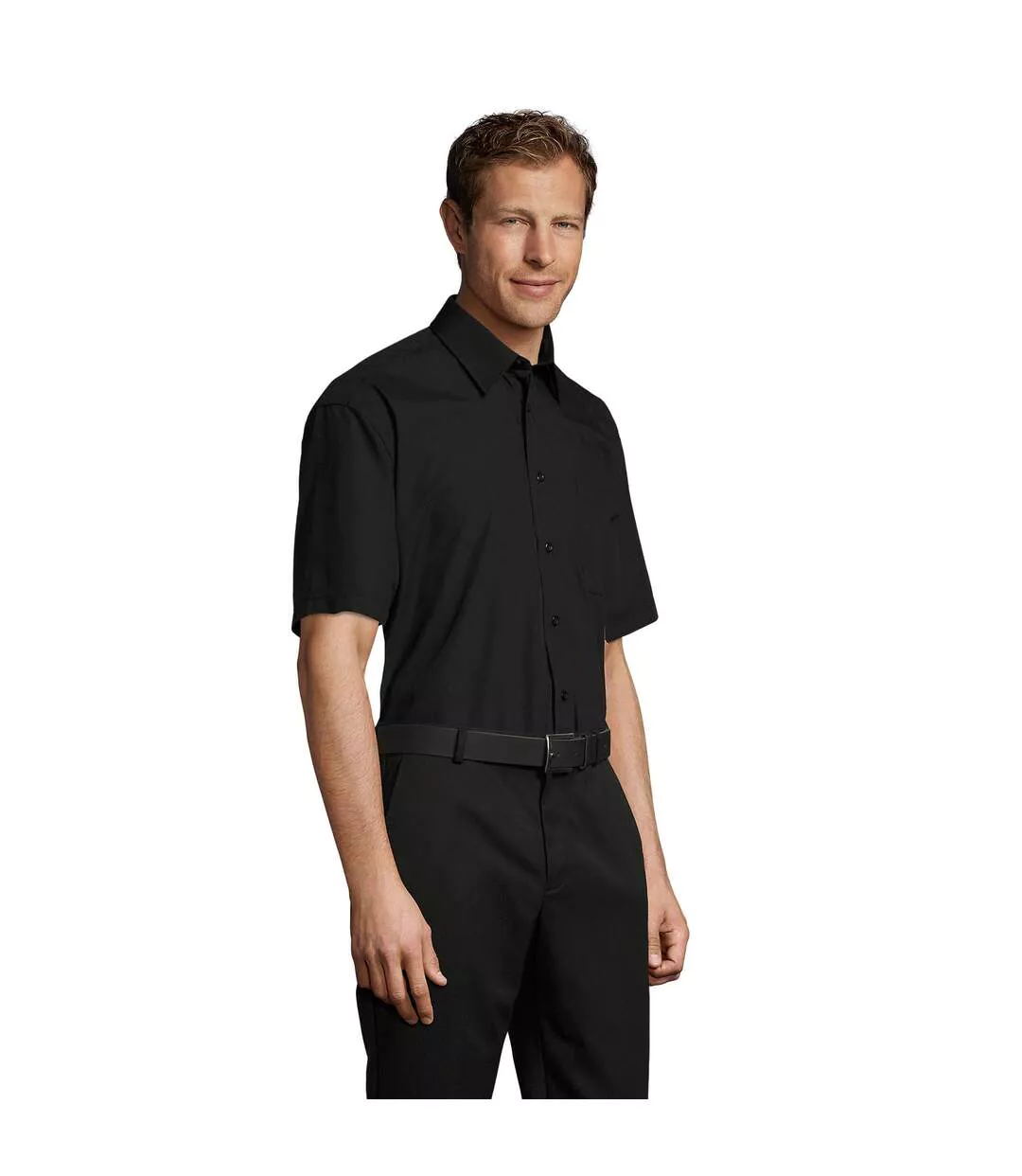 Chemise Bristol Homme Noir SOLS-1