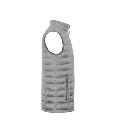 Doudoune Sans Manches Homme Nouveau Gris Clair Uni Promodoro