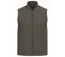 Bodywarmer rembourré à col teddy - Unisexe - PAT623 - vert kaki-1