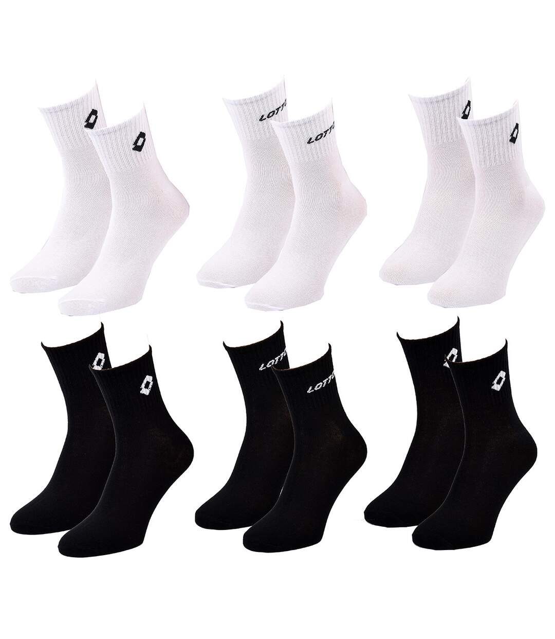 Chaussettes Homme LOTTO Pack de 6 paires QUARTER 5814-2