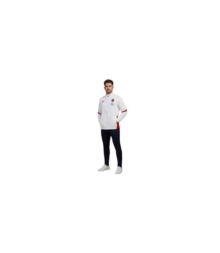 Mens England Red Roses Anthem Jacket White Red Castore