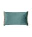 Tilly reversible velvet cushion cover 50cm x 30cm duck egg/pumice Wylder