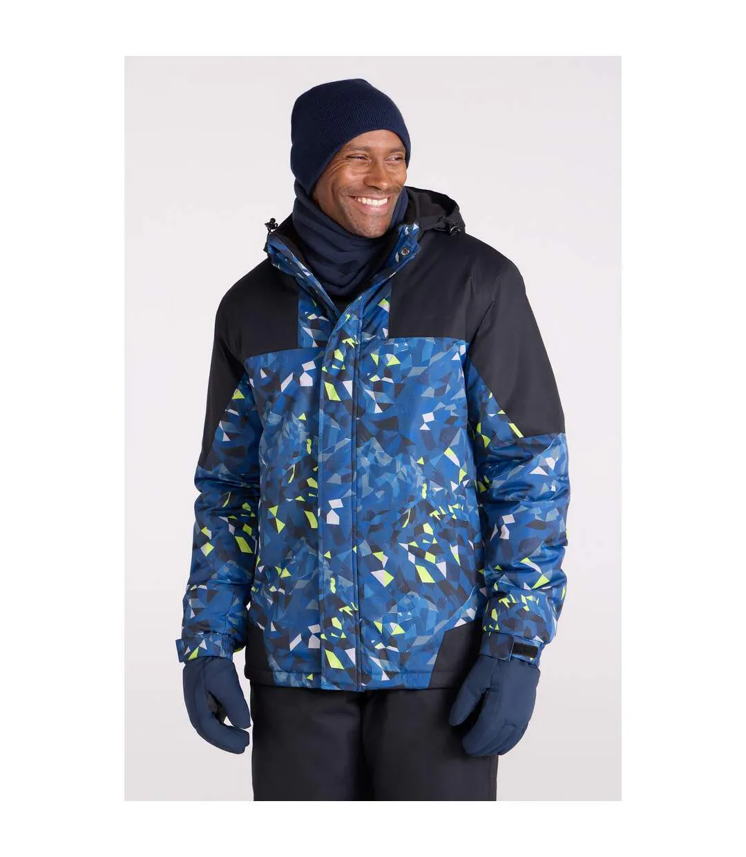 Blouson Et Pantalon De Ski Homme Bleu Foncé Mountain Warehouse-1
