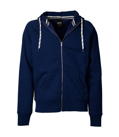 Tee Jays Mens Full Zip Hooded Sweatshirt (Navy Blue) - UTBC3319