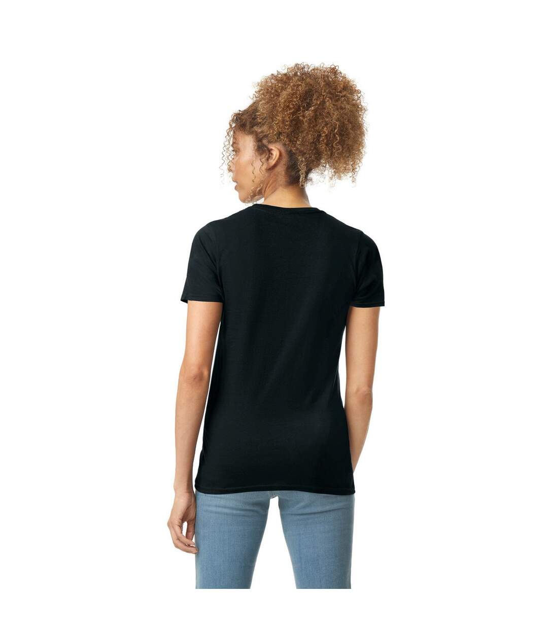 T-shirt softstyle femme noir Gildan