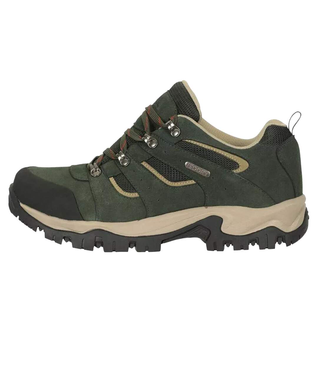 Mens Voyage Suede Waterproof Walking Shoes Green Mountain Warehouse-2