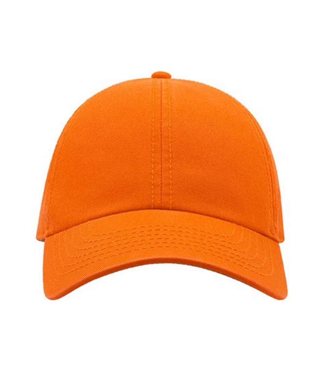 Casquette 6 panneaux action mixte orange Atlantis-4