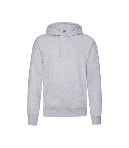 Sweat À Capuche Adulte Gris Chiné Fruit Of The Loom