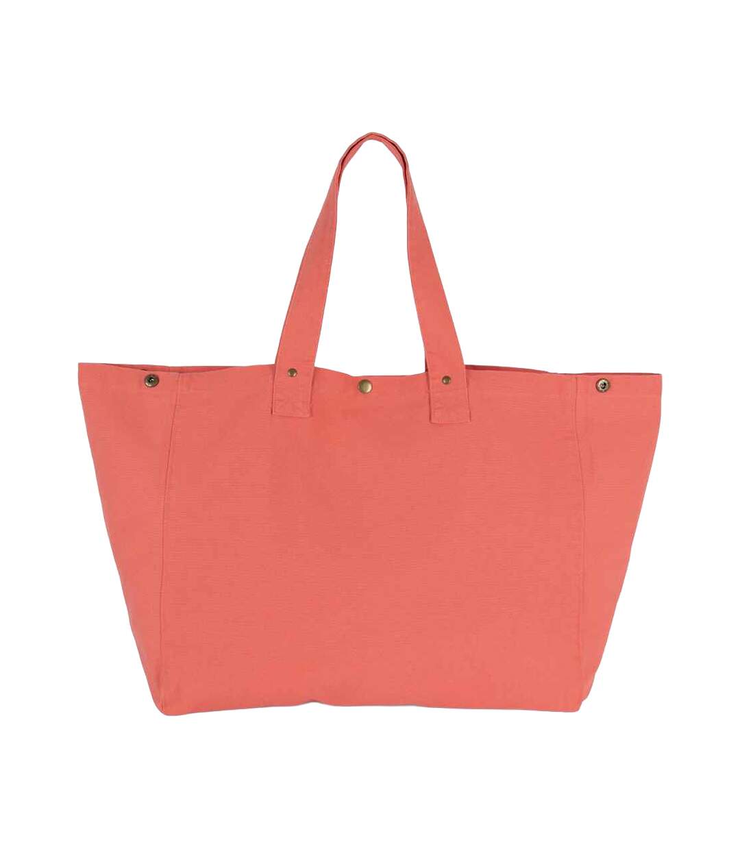 Sac De Courses Taille Unique Rose Corail Délavé Kimood-1