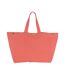 Sac De Courses Taille Unique Rose Corail Délavé Kimood-1