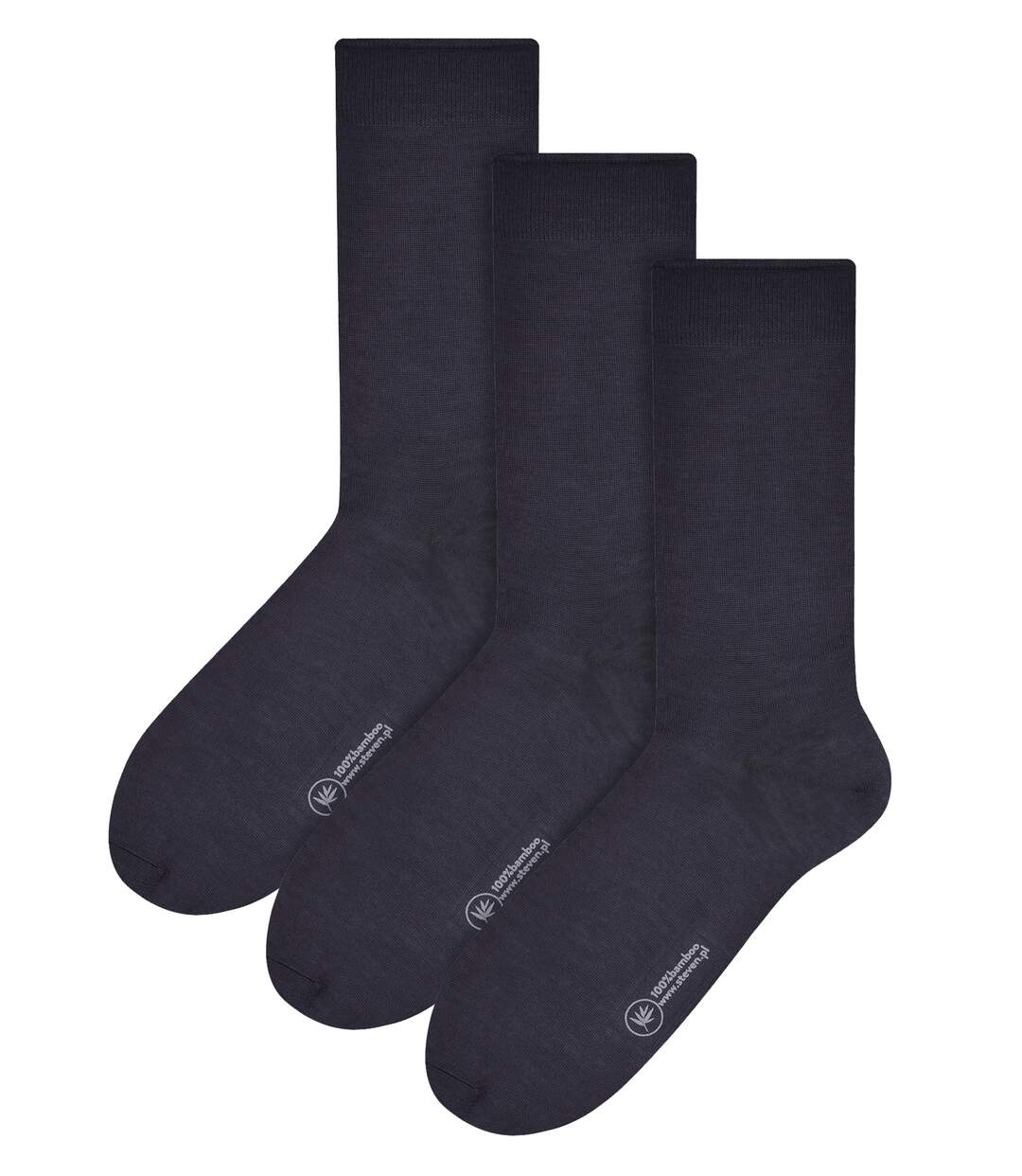 Steven - 3 Pairs Mens 100% Bamboo Breathable Socks-1