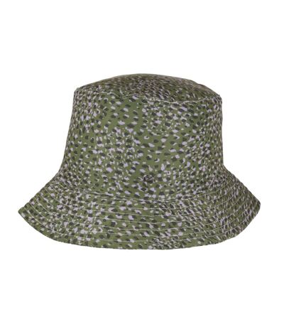 Regatta Womens/Ladies Jaliyah Abstract Showerproof Bucket Hat (Green Fields)