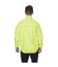 Trespass Retract Mens Hi-Vis Packaway Waterproof Jacket. (Hi Visibility Yellow)